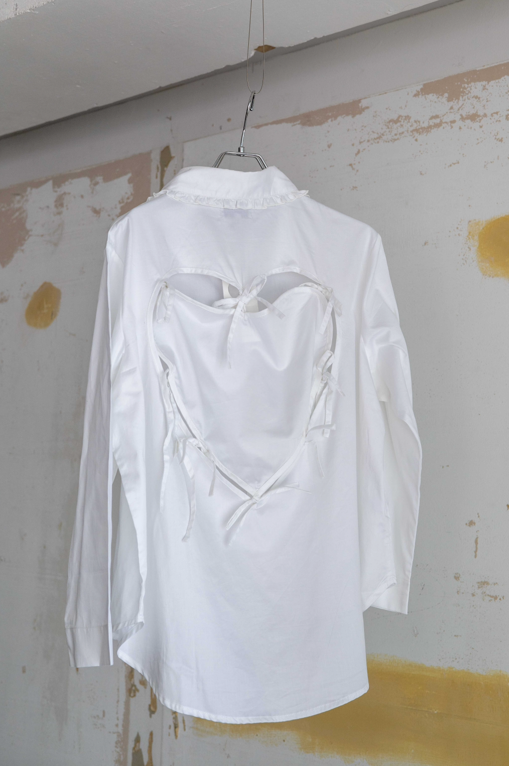 【SUKUHOME】LOVE SHIRT / WHITE