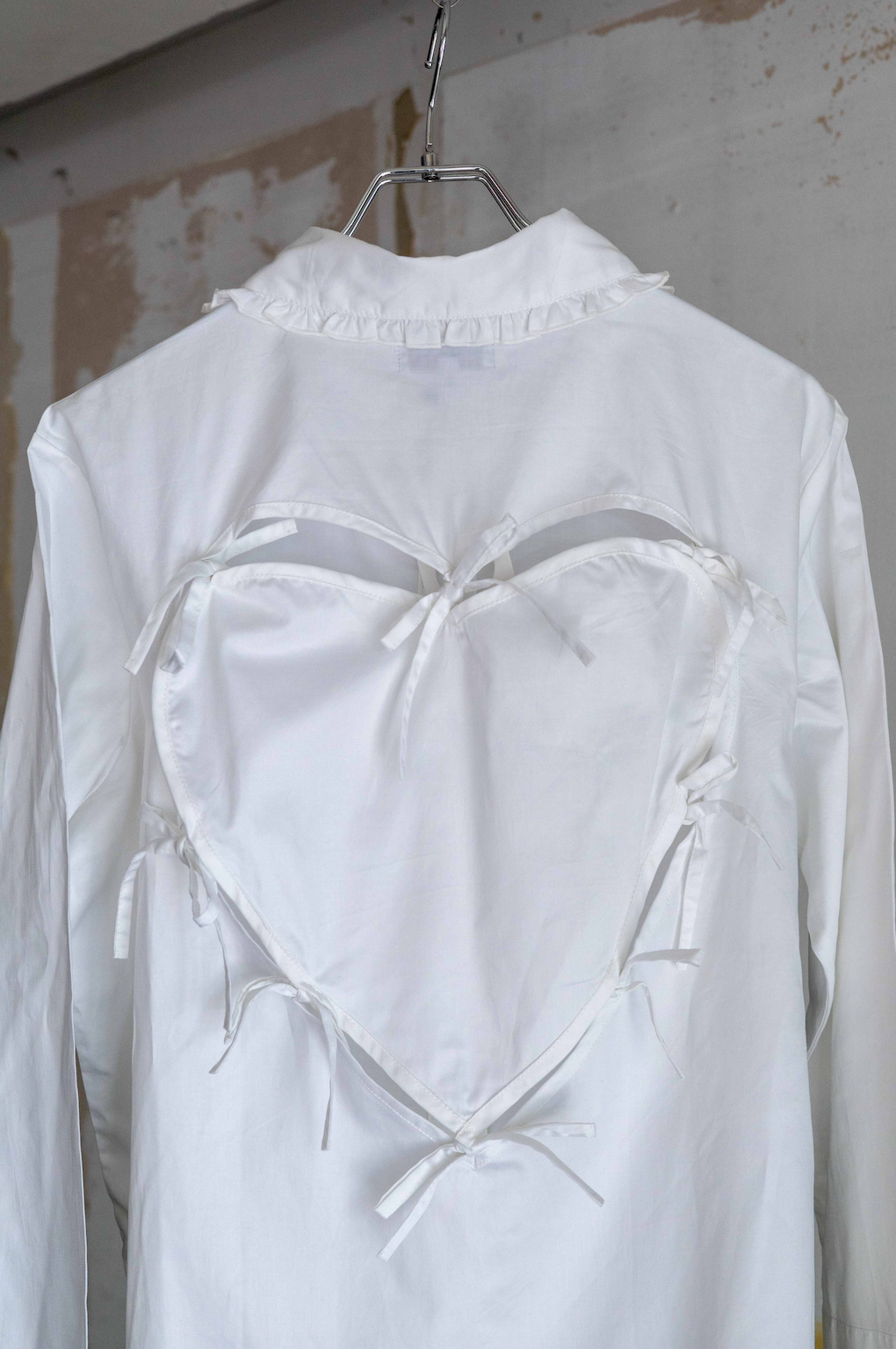 【SUKUHOME】LOVE SHIRT / WHITE