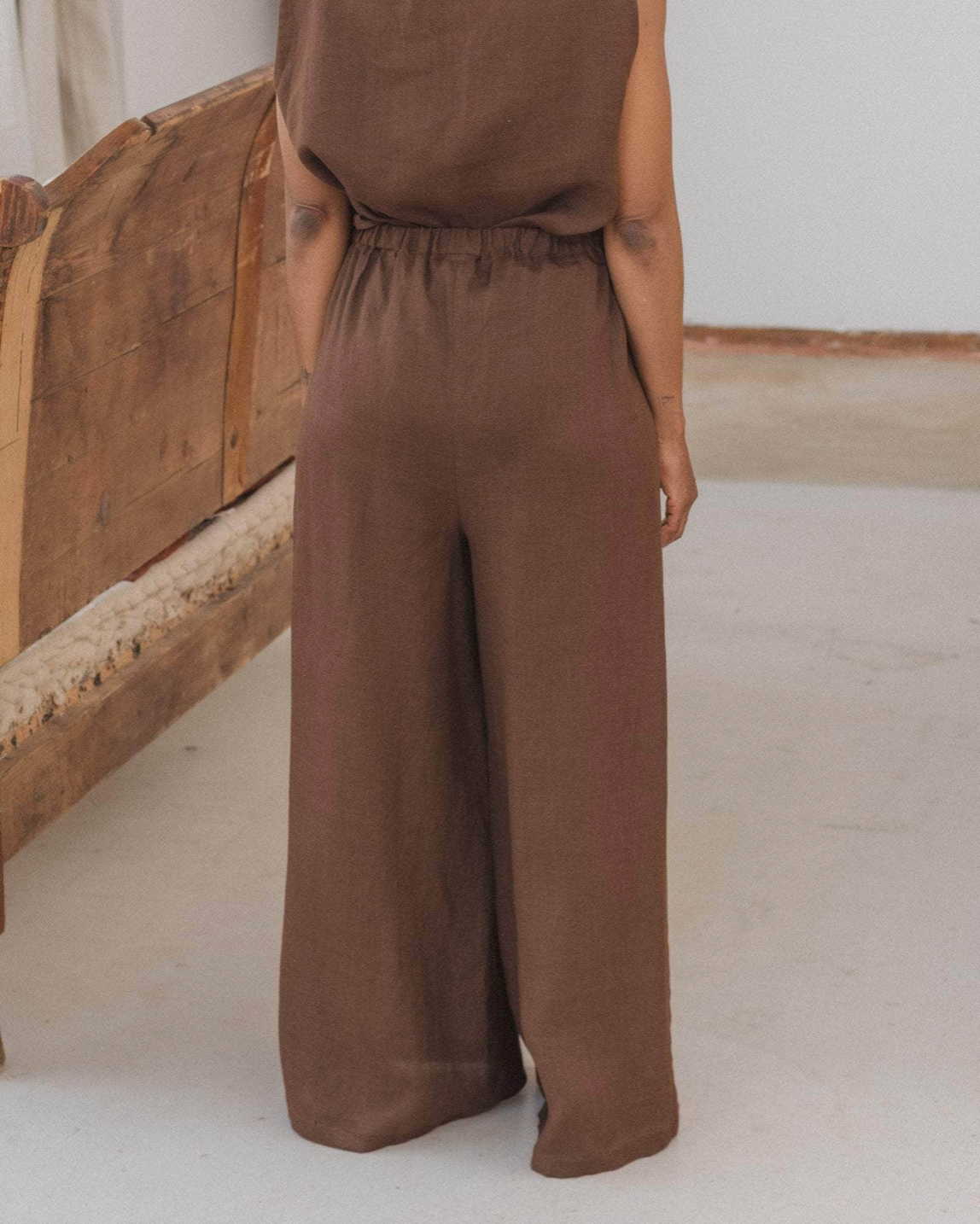 【BASERANGE】SEPIA PANTS