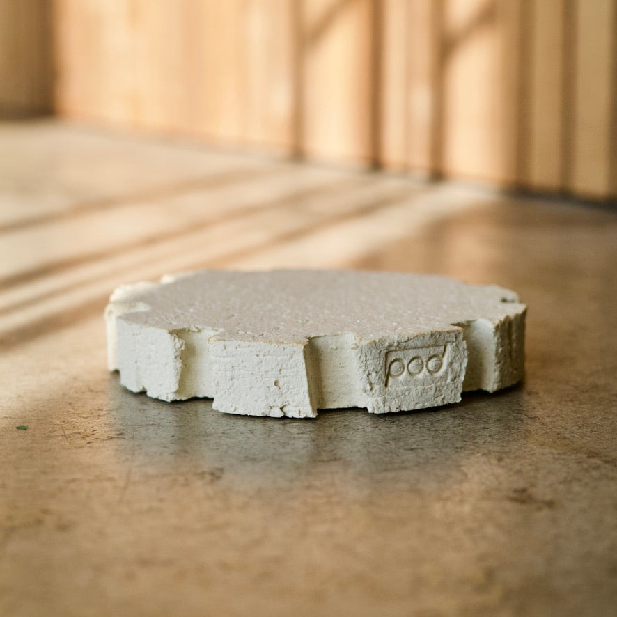 Circle plate - 信楽焼 -