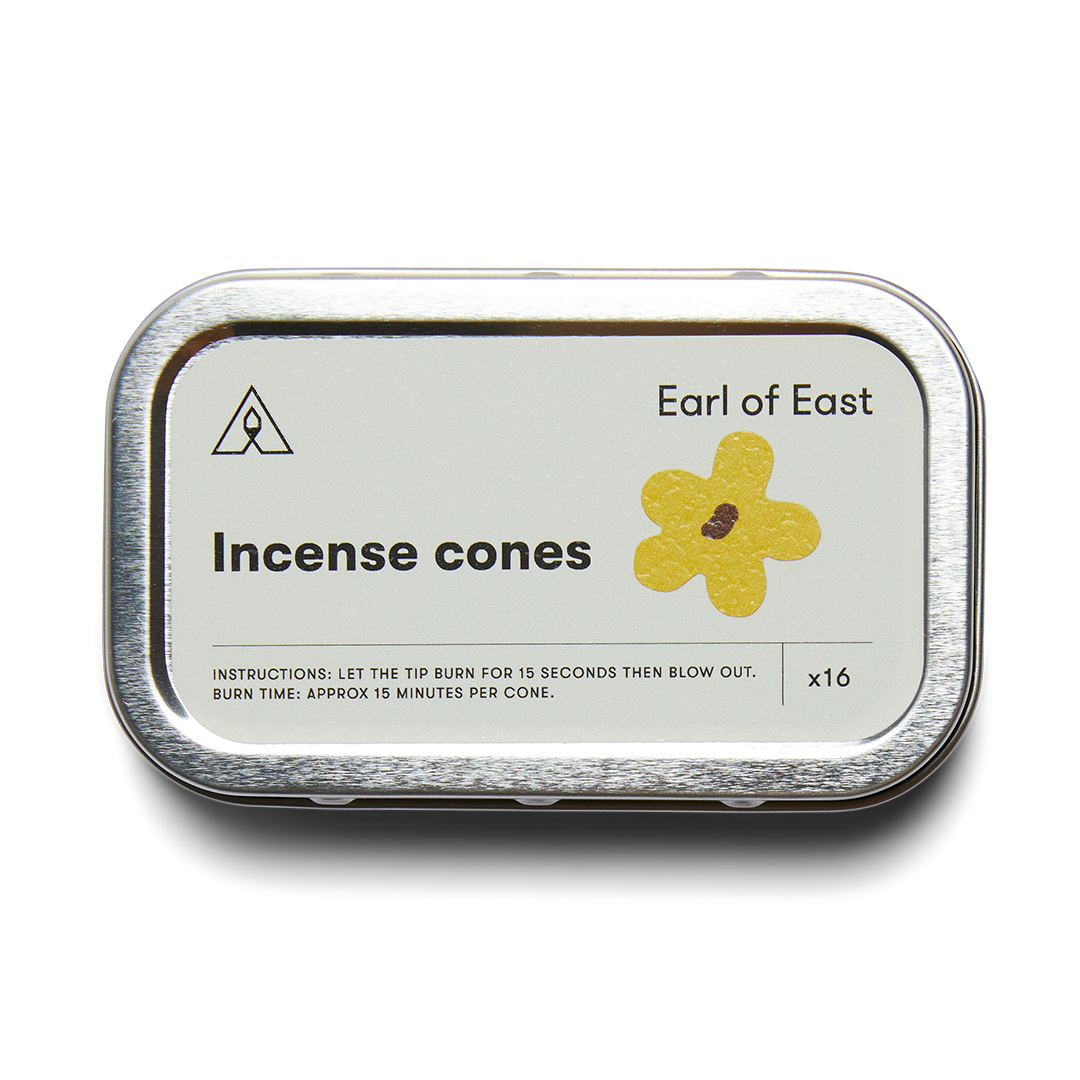 Earl of east Incense cone Flower Power