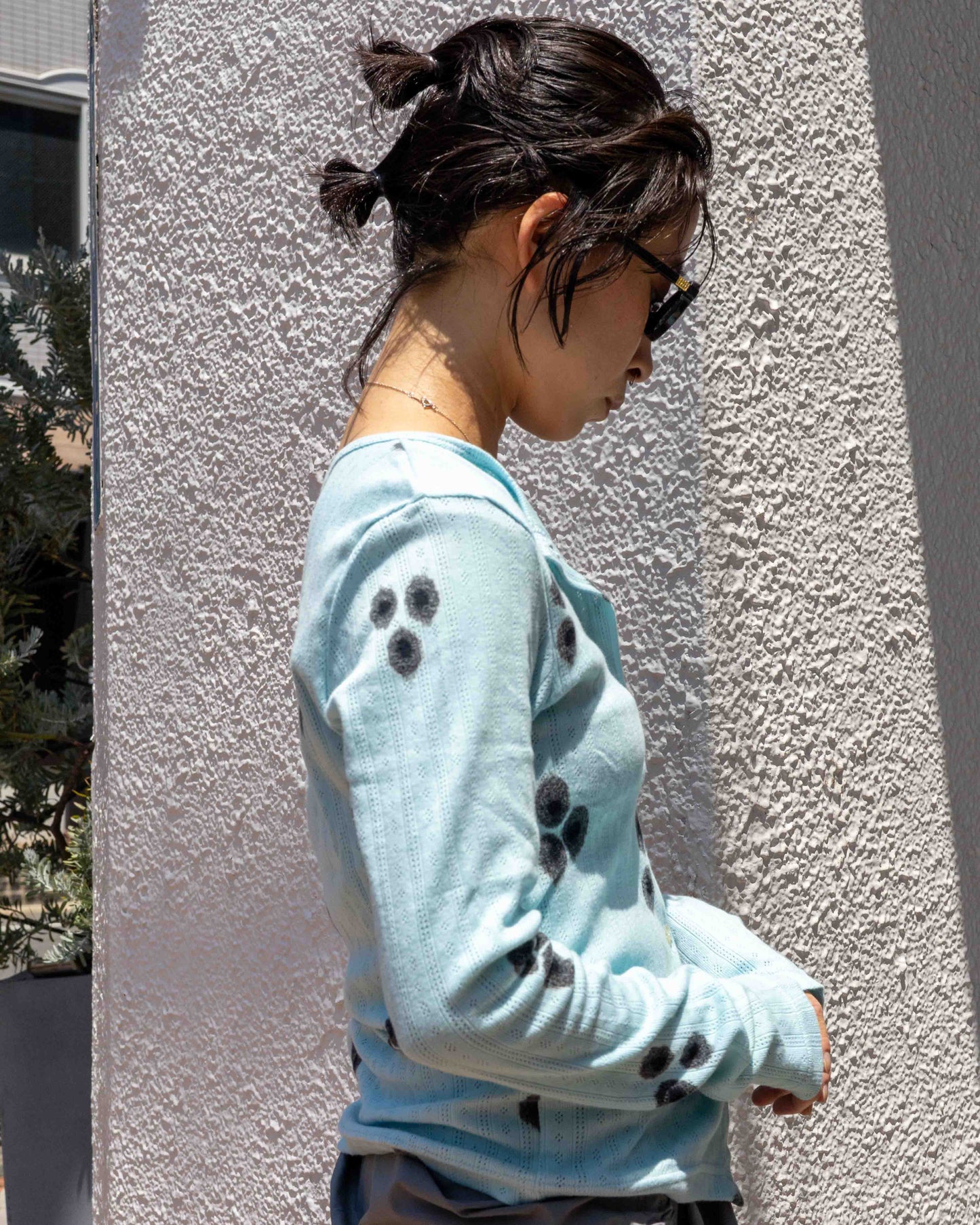 【SUKUHOME】RUE POINTELLE BUTTON UP TOP