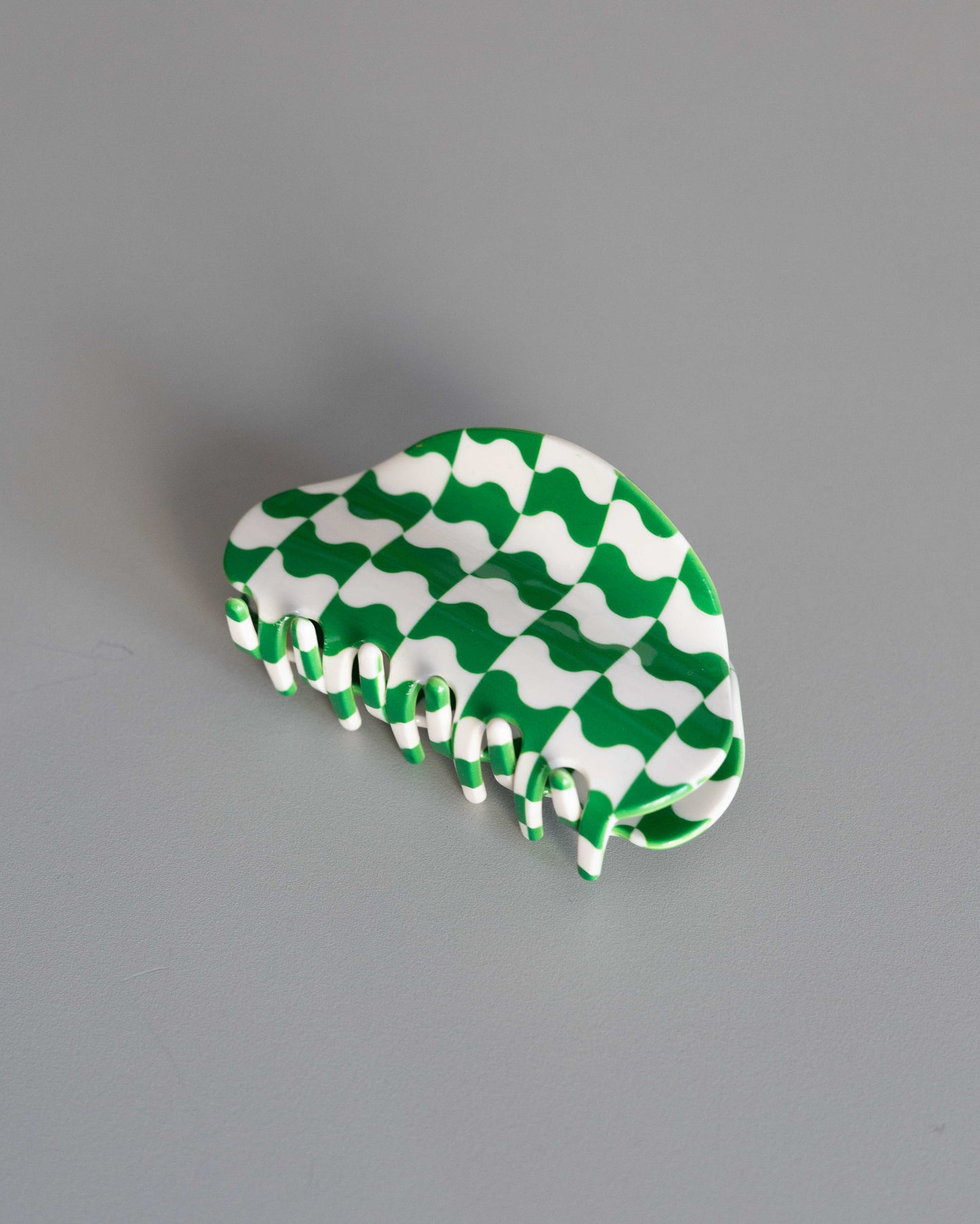 【AURA】Une Checker Clip / Green