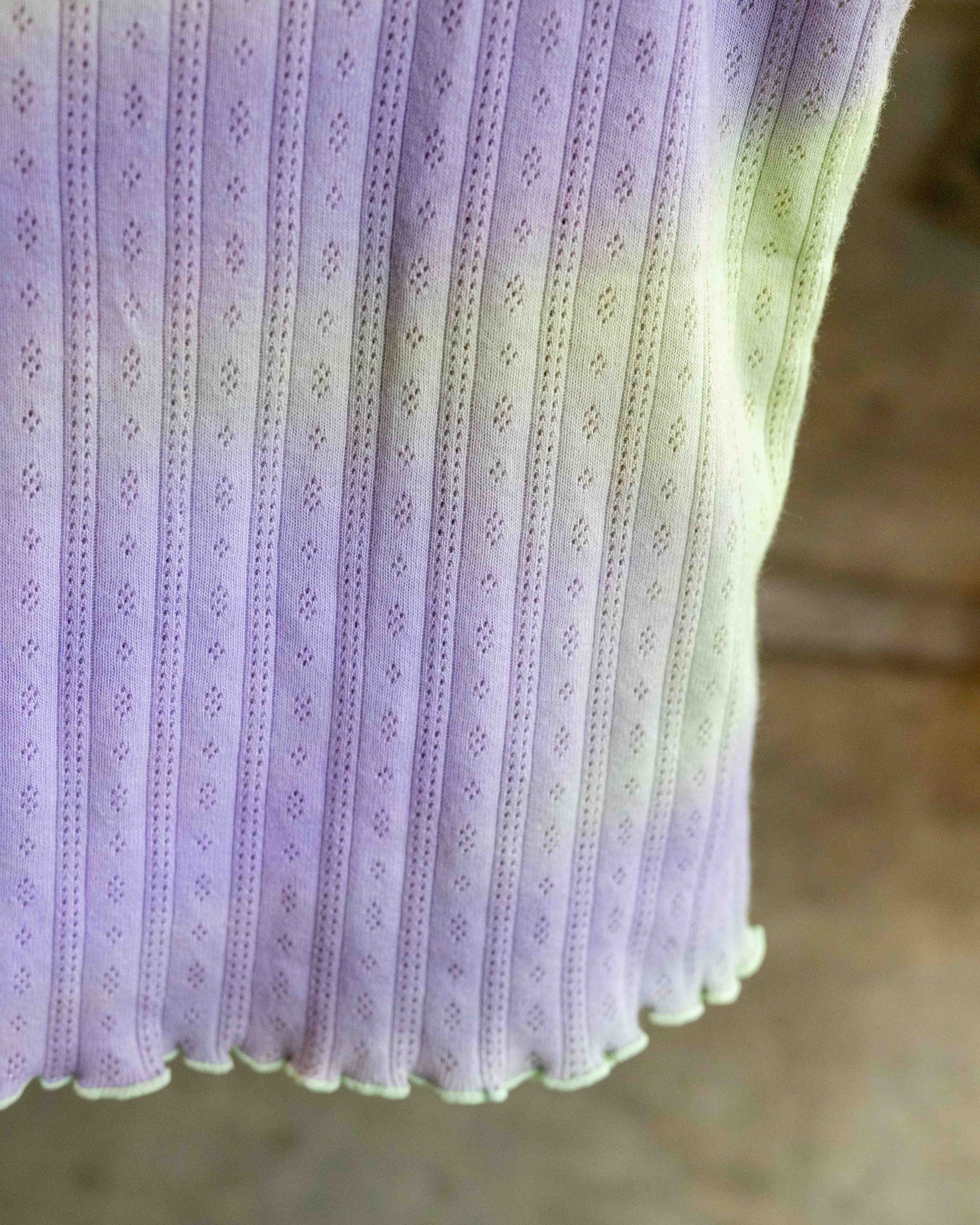 【SUKUHOME】Hazy Pointelle Cami Top
