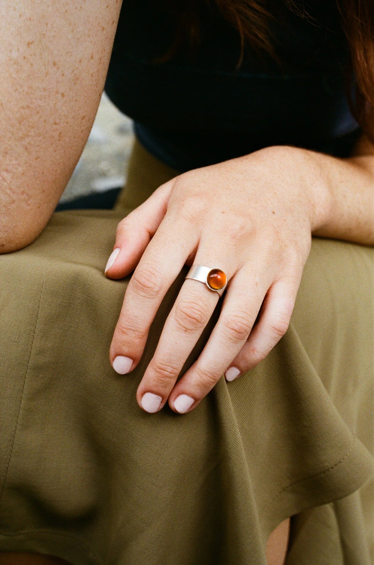【Sisi joia】FLO ring - Amber
