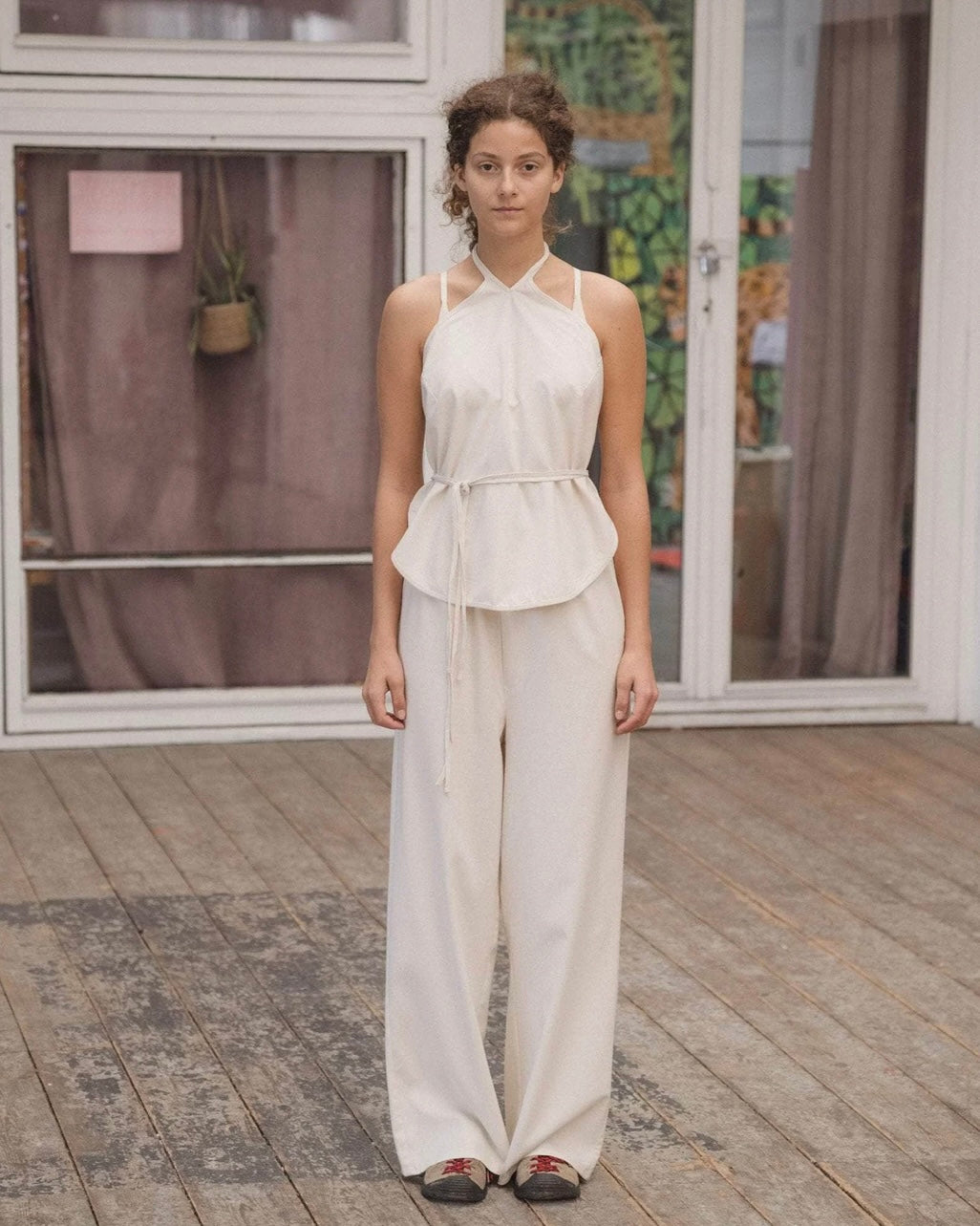 【BASERANGE】MAR TOP / OFF WHITE