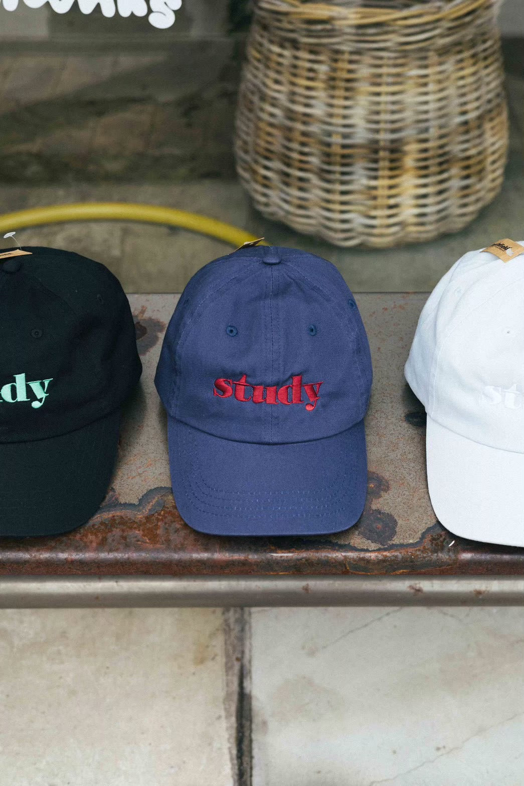 【STUDY MAGAZINE】Cap - BLACK WITH GREEN