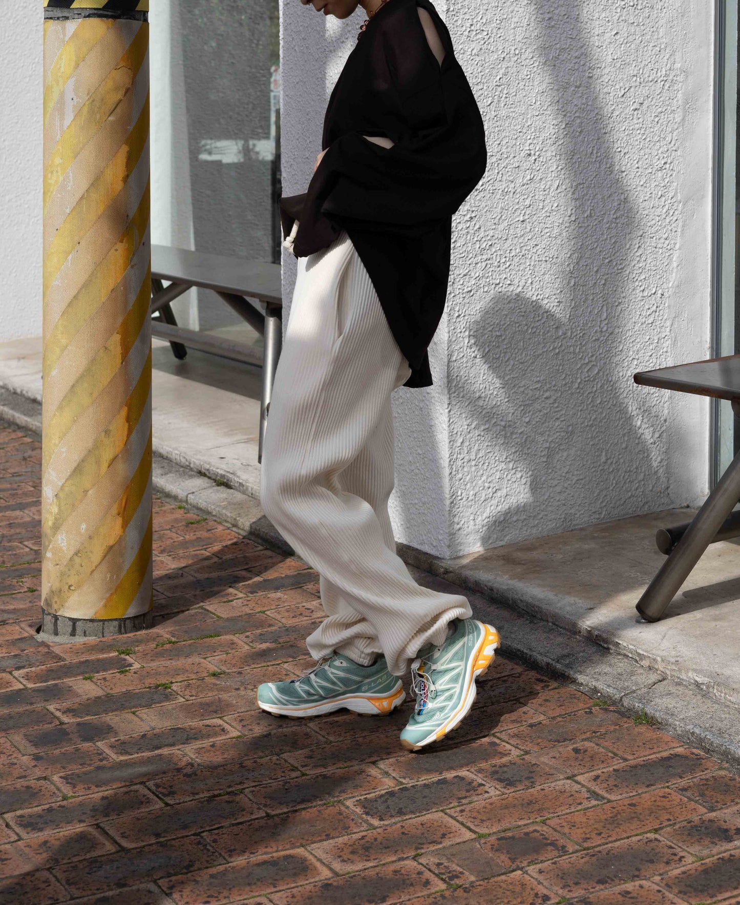【BASERANGE】SWEAT PANTS / OFF WHITE
