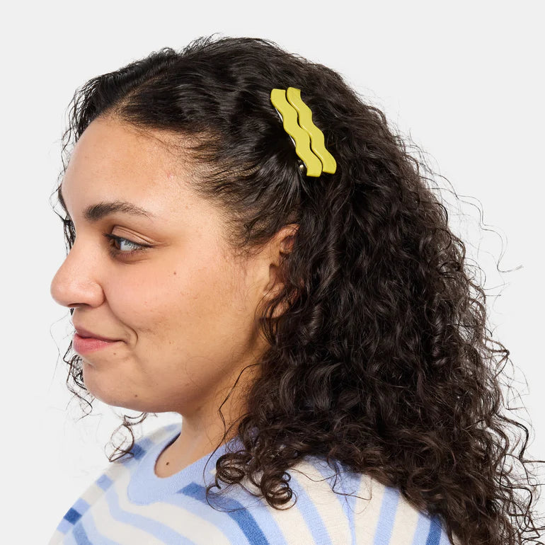 【CHUNKS】Allie Clips in Chartreuse