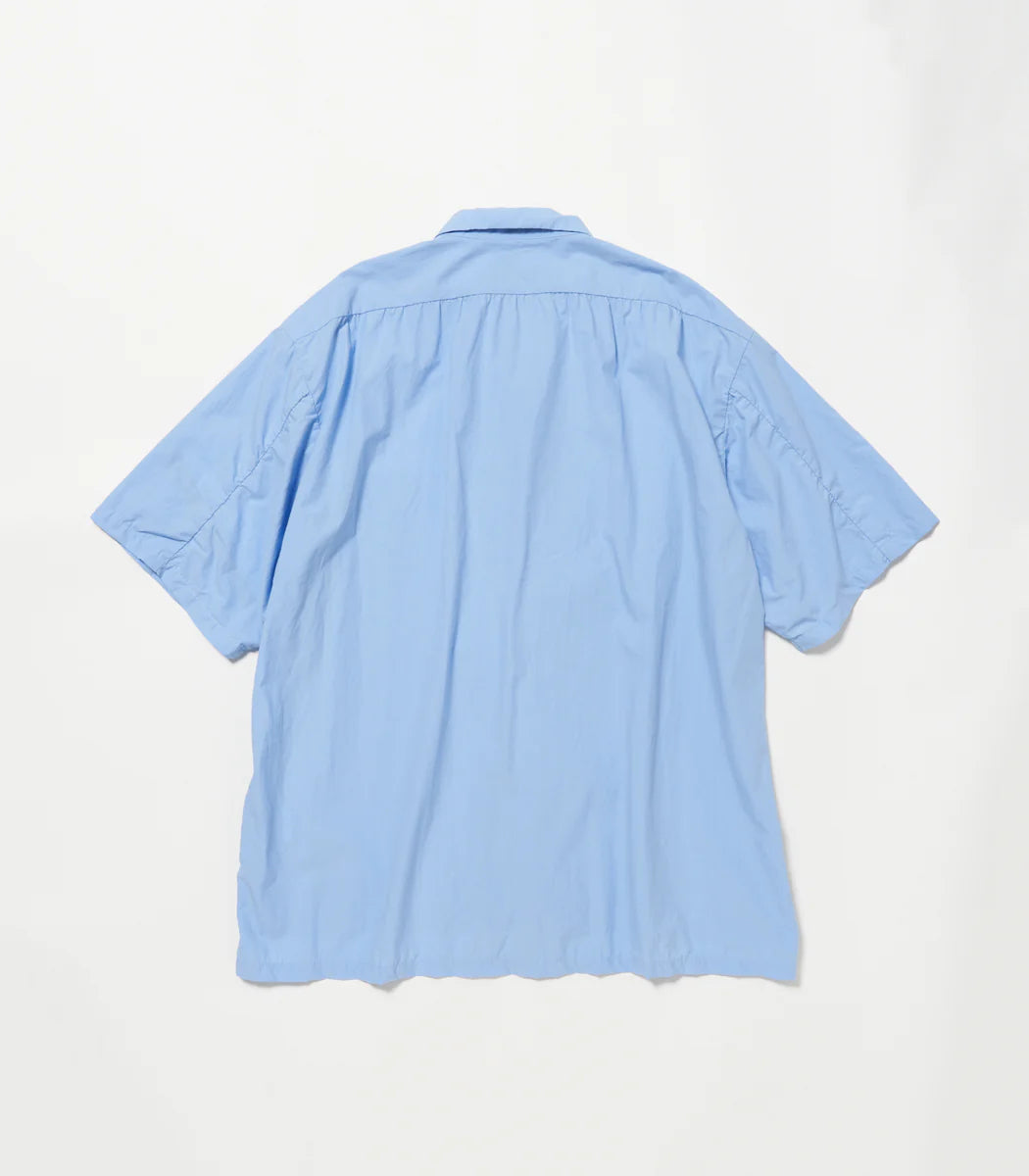 【AOR】Open Collar Puckering Shirt