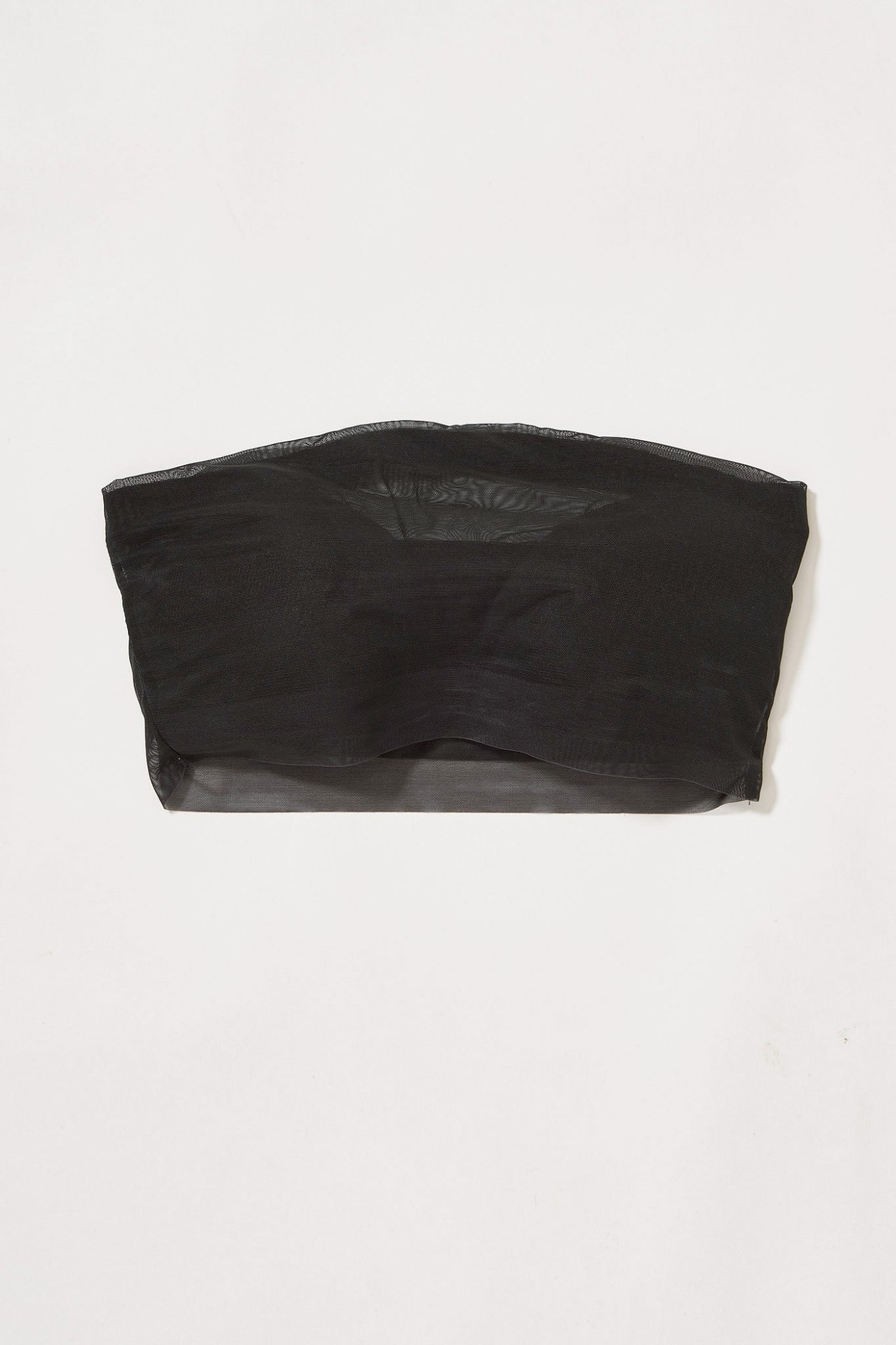 【NICENICE MOMENT】 MESH TUBE TOP-MESH BLACK