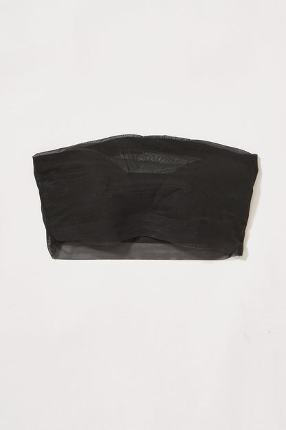 【NICENICE MOMENT】 MESH TUBE TOP-MESH BLACK
