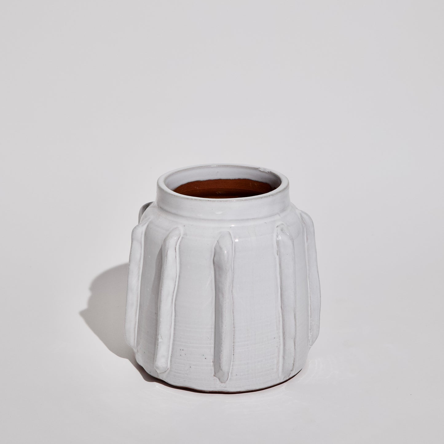 THORN STORE -Ceramic pot cover -white