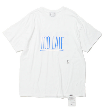 【AOR】TOO LATE COME BACK T-Shirt - WHITE