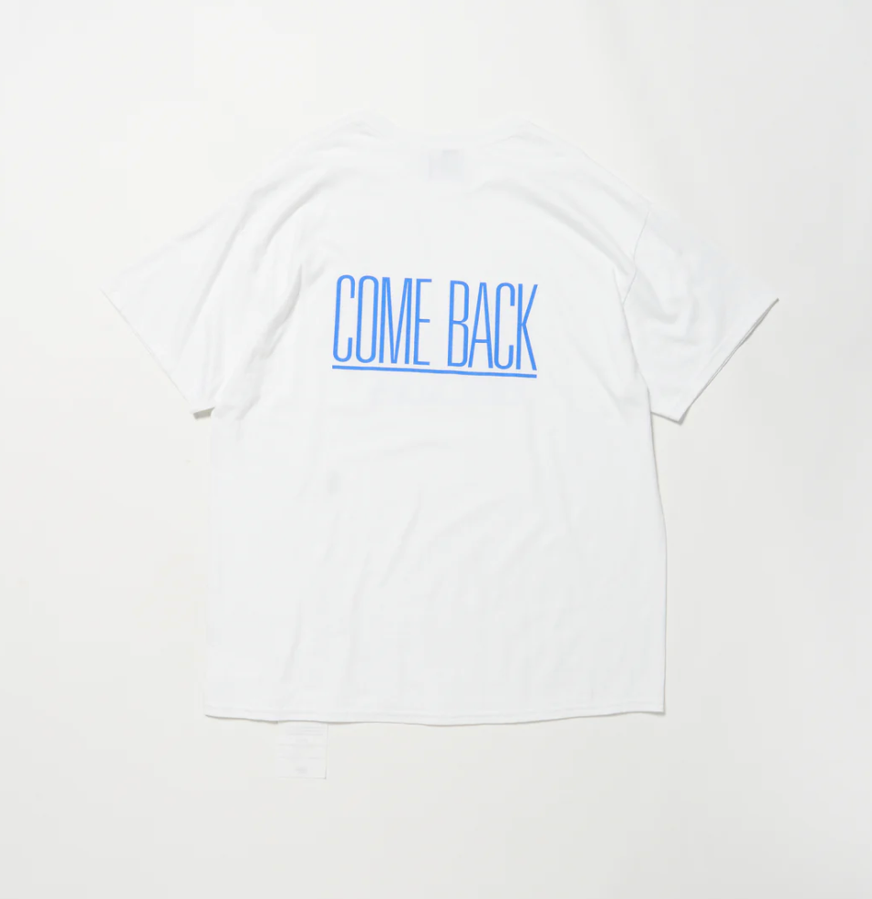 【AOR】TOO LATE COME BACK T-Shirt - WHITE
