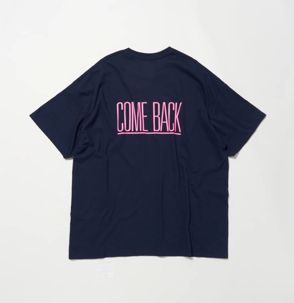 【AOR】TOO LATE COME BACK T-Shirt - NAVY