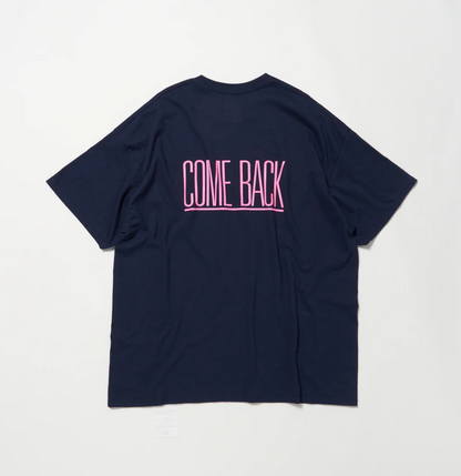 【AOR】TOO LATE COME BACK T-Shirt - NAVY