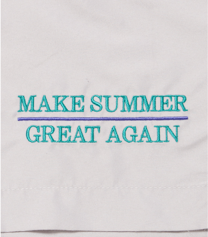 【AOR】MAKE SUMMER GREAT AGAIN Shorts/GREIGE