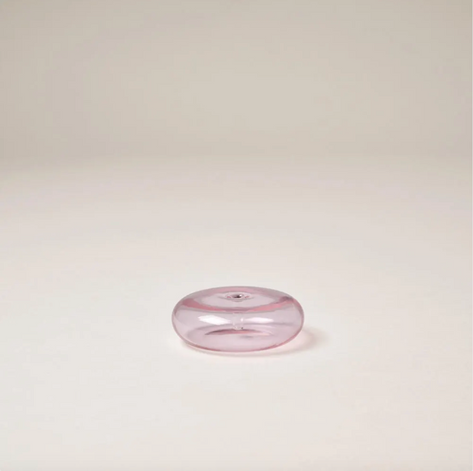 【GENTLE HABITS】Glass incense holder-PINK