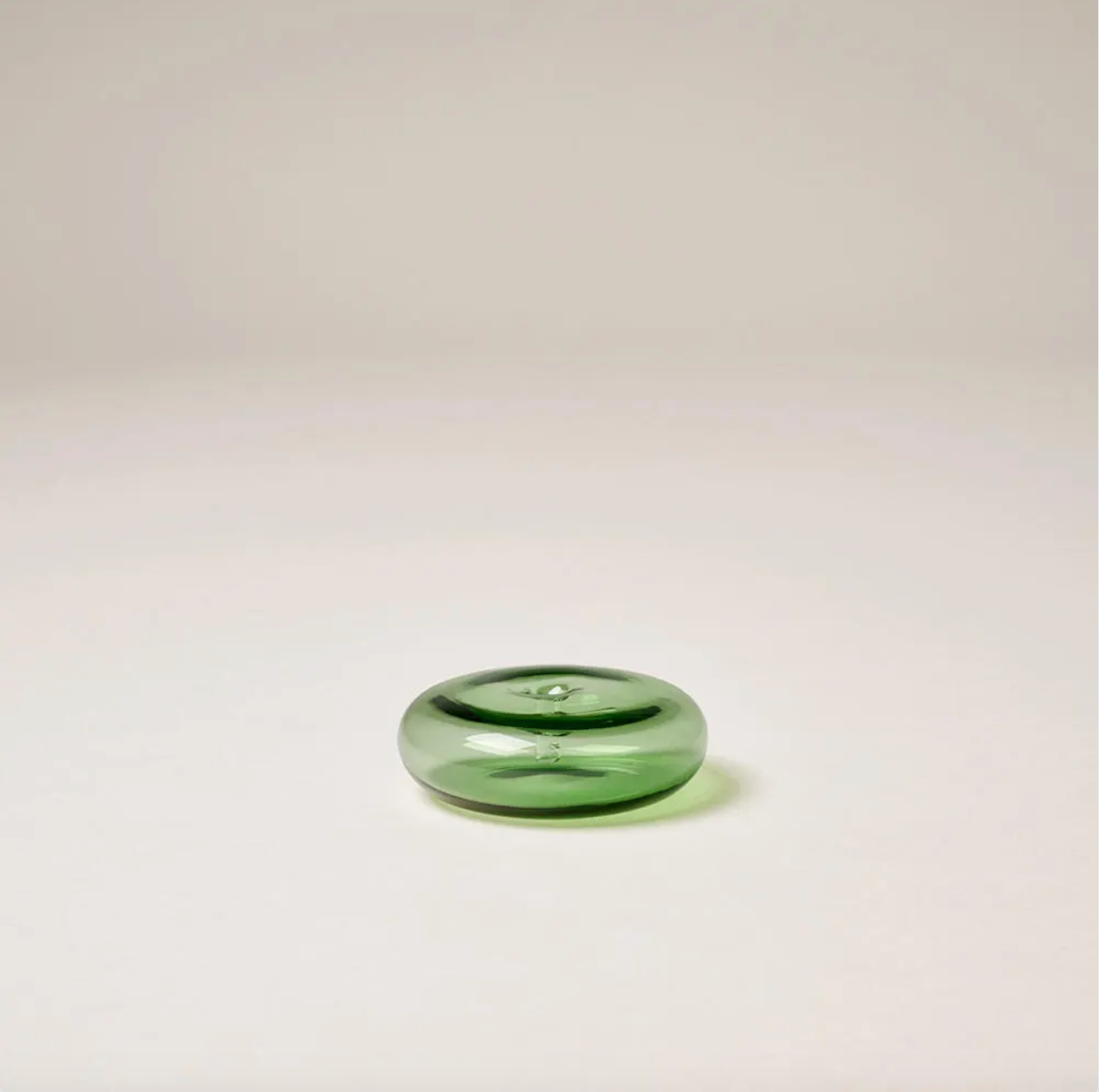 【GENTLE HABITS】Glass incense holder-GREEN
