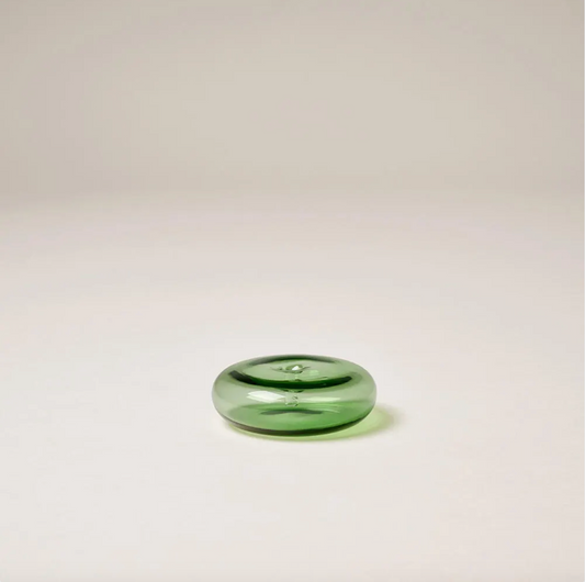 【GENTLE HABITS】Glass incense holder-GREEN