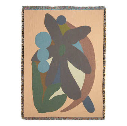 【Slowdown Studio】 BLANKET - Delaney Throw (Art by Wanlissa Nuntasukan, Thailand)
