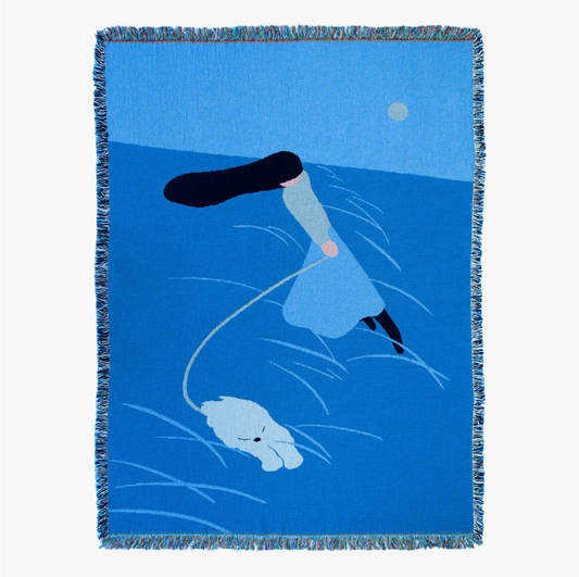 【Slowdown Studio】 BLANKET - Toto Throw  (Art by Oyow - Seoul, Korea)