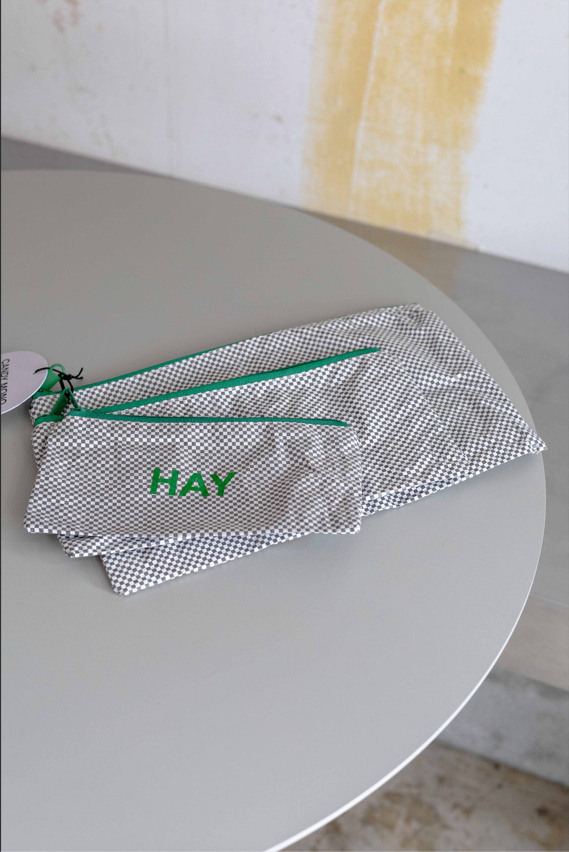 【HAY】CANDY MONO WASH BAG-FLAT SET OF 3