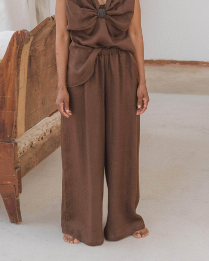 【BASERANGE】SEPIA PANTS