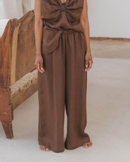 【BASERANGE】SEPIA PANTS