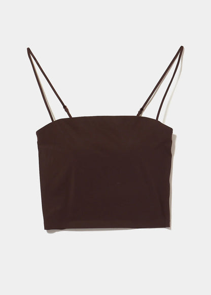 【NICENICE MOMENT】DETACHABLE STRAP TUBE - JERSEY CHOCOLATE