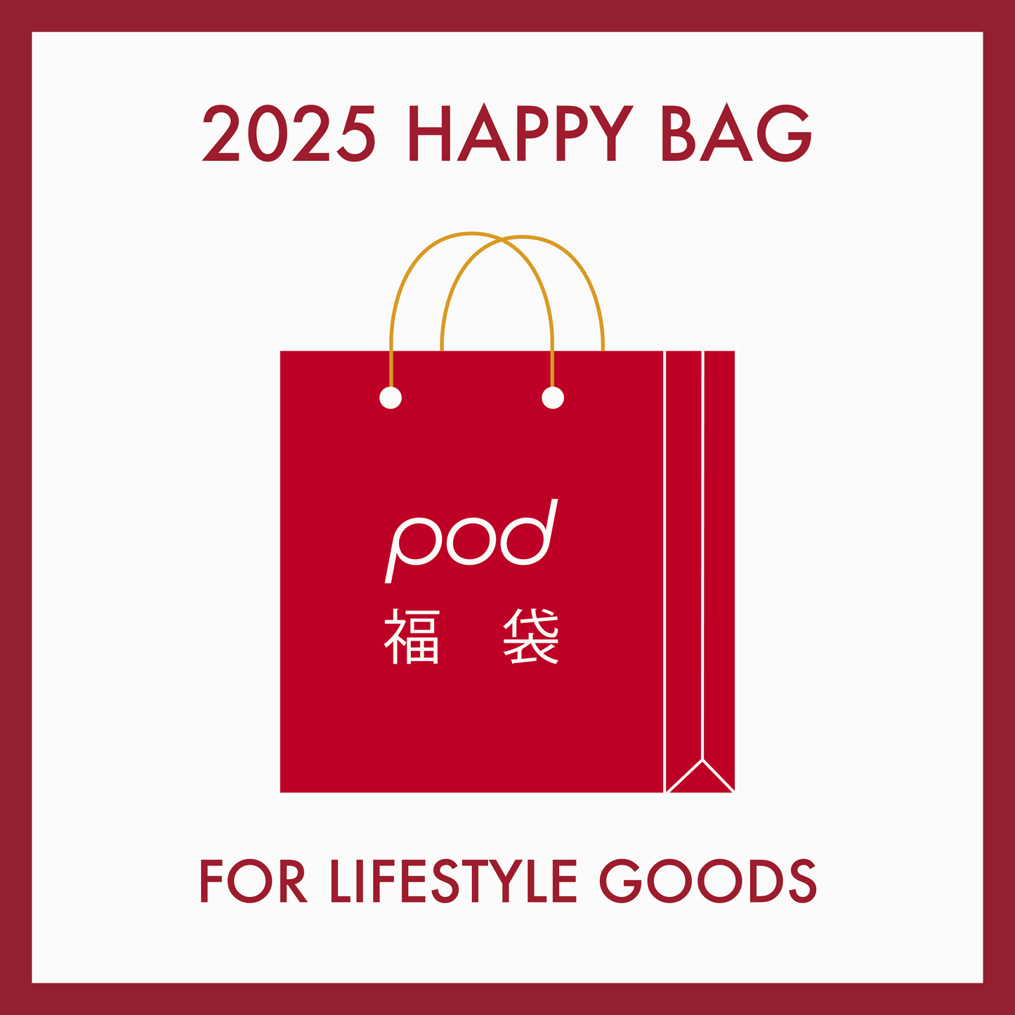 pod NEW YEAR BAG for LIFESTYLE GOODS - M