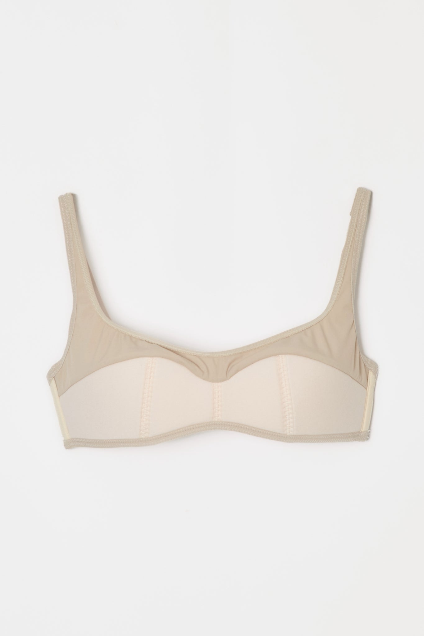 【NICENICE MOMENT】LOW CUT BRA-JERSEY SAND