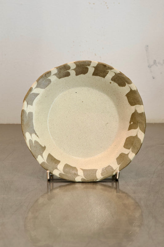 Nerikomico circle plate -medium-［light brown］