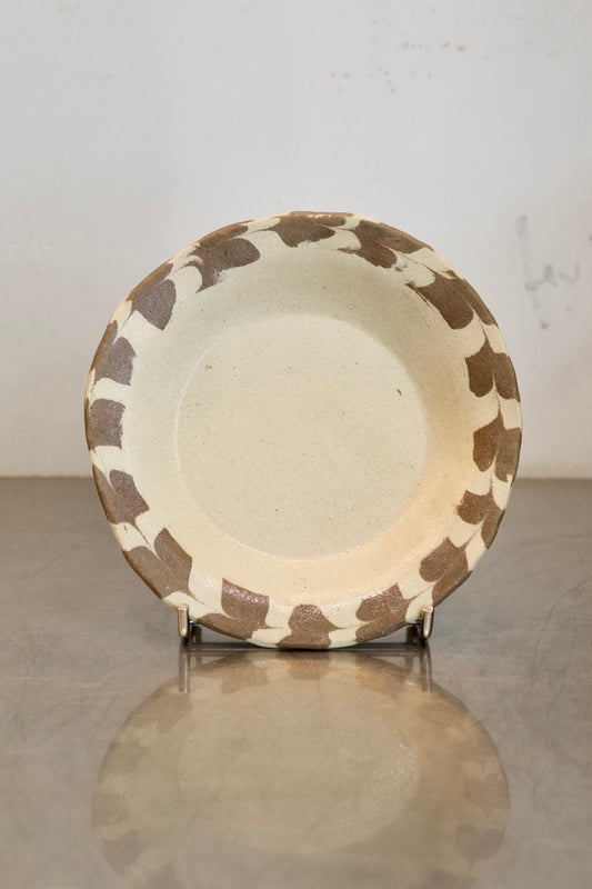 Nerikomico circle plate -medium-［dark brown］