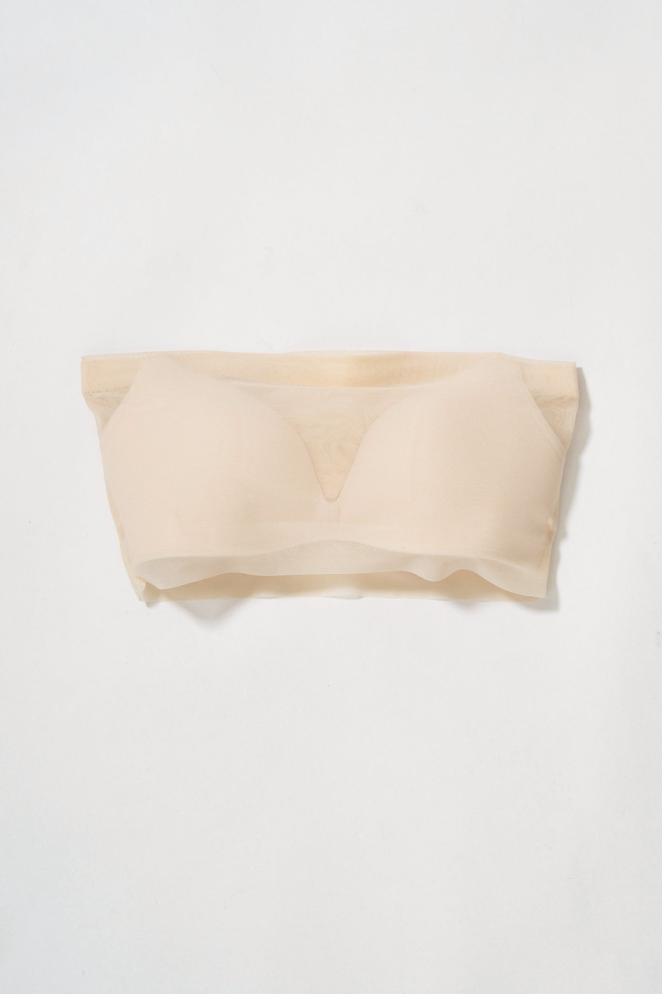 【NICENICE MOMENT】 MESH TUBE TOP-MESH BEIGE