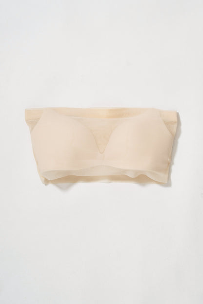 【NICENICE MOMENT】 MESH TUBE TOP-MESH BEIGE