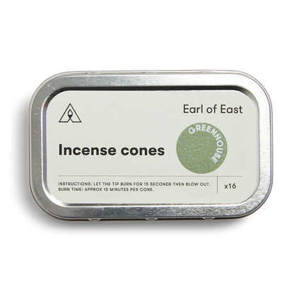 【Earl of East】Incense cone - GREENHOUSE