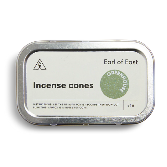 【Earl of East】Incense cone - GREENHOUSE