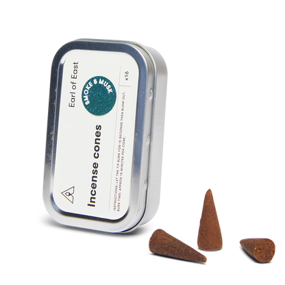 【Earl of East】Incense cone - Smoke & Musk
