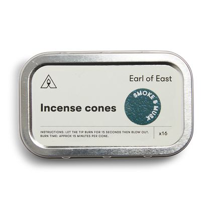 【Earl of East】Incense cone - Smoke & Musk