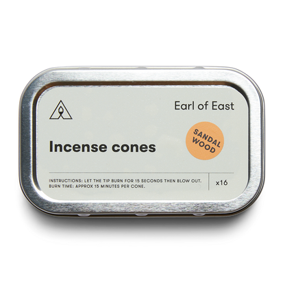 Earl of east Incense cone Sandal wood