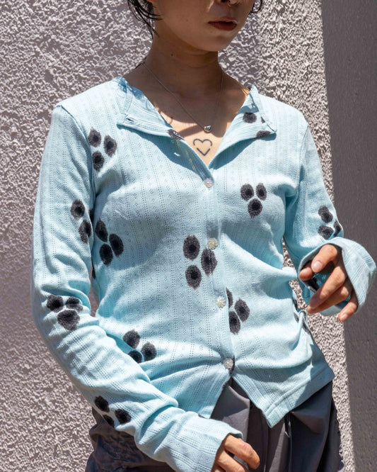 【SUKUHOME】RUE POINTELLE BUTTON UP TOP