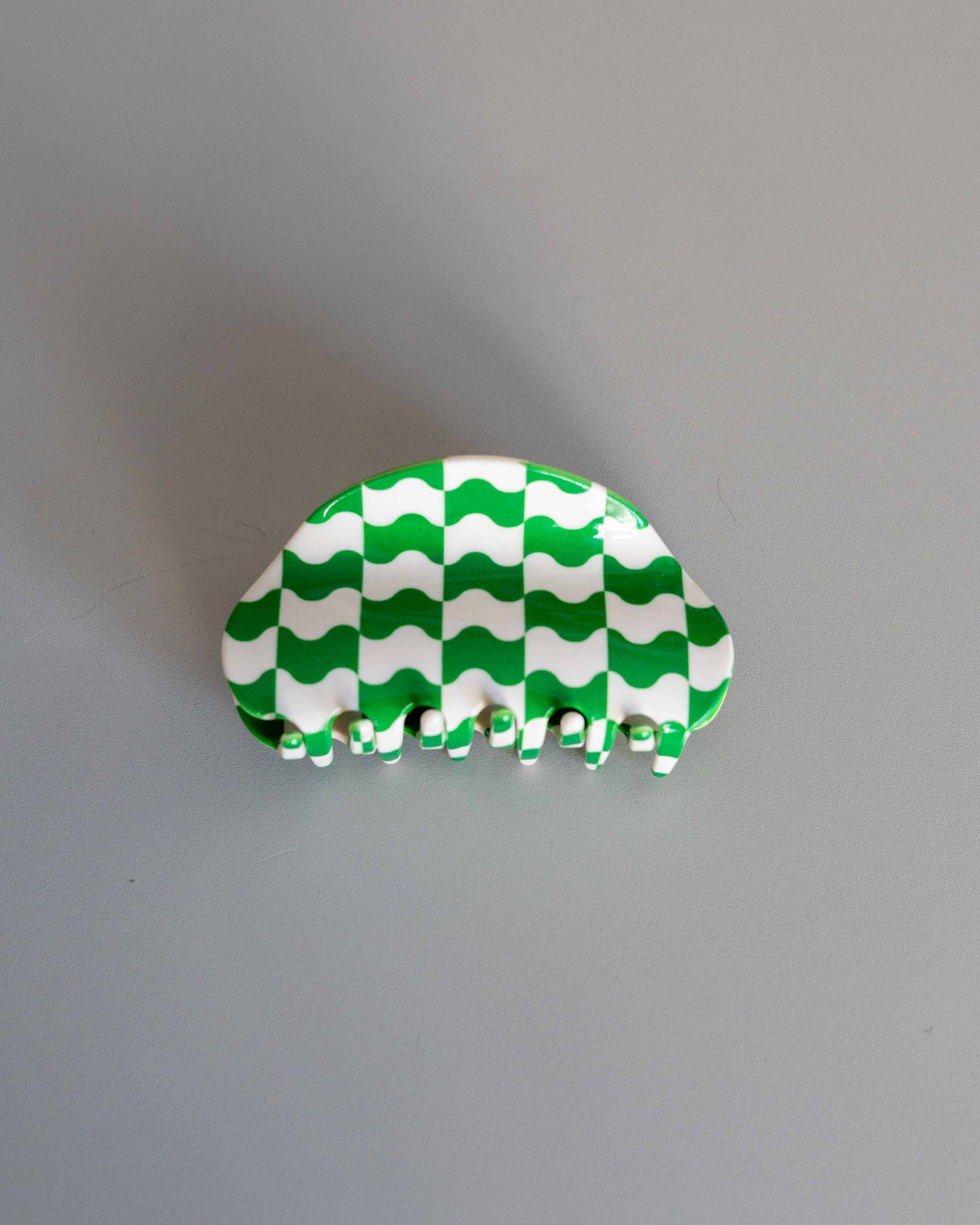 【AURA】Une Checker Clip / Green