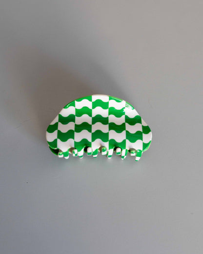 【AURA】Une Checker Clip / Green