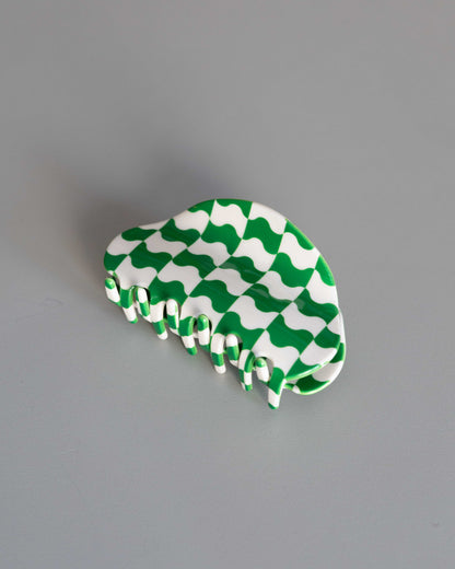 【AURA】Une Checker Clip / Green