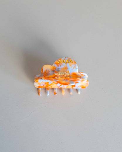 【AURA】Scallop Clip / Orange Mizuiro