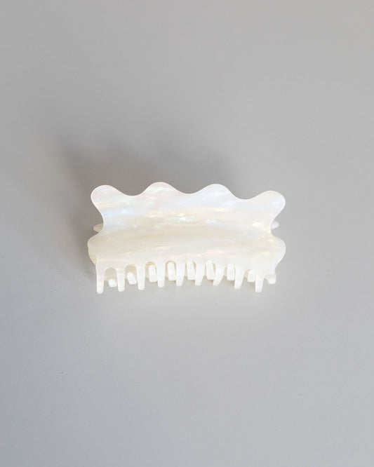 【AURA】Jumbo Clip / White Aurora