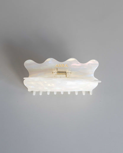 【AURA】Jumbo Clip / White Aurora