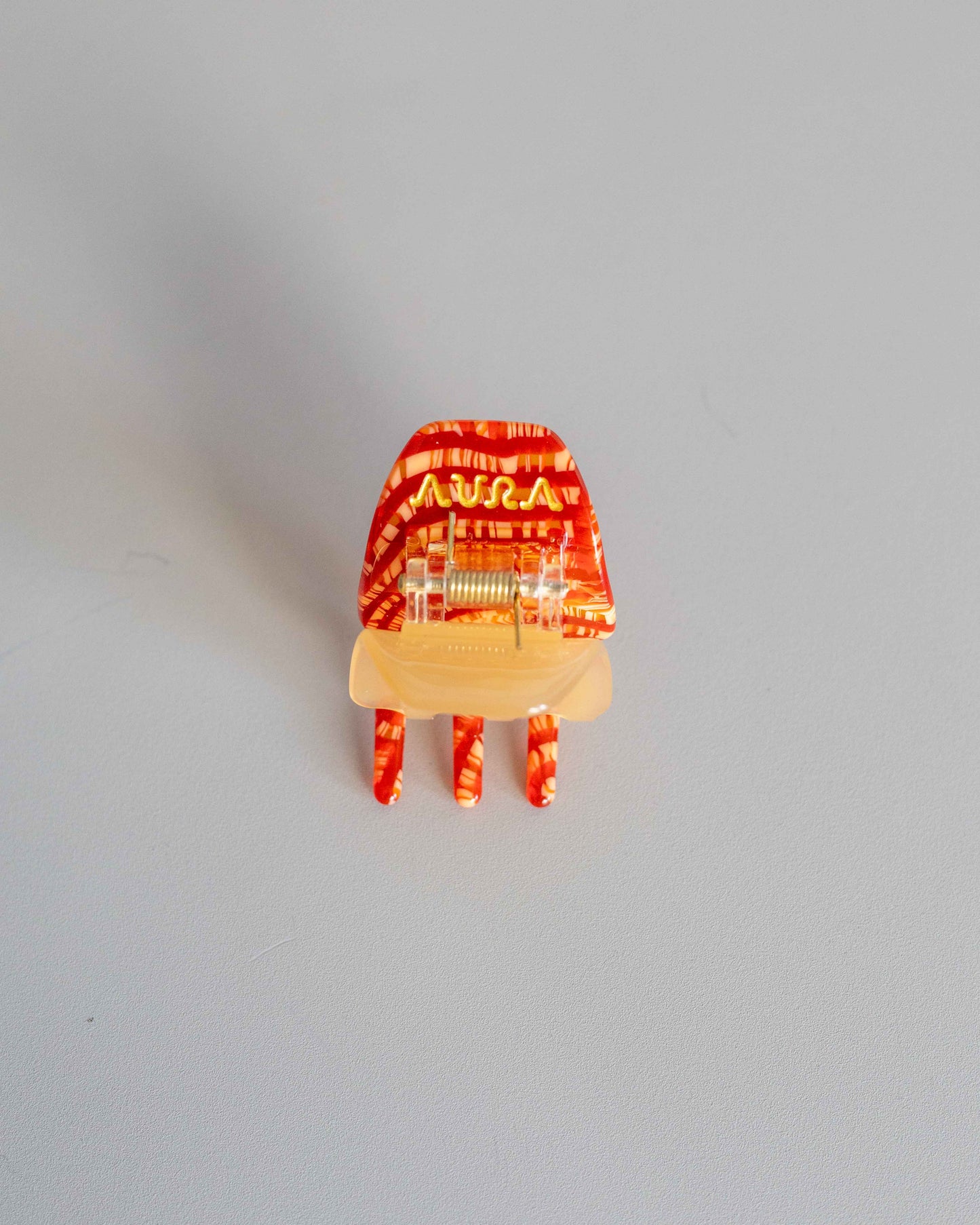 【AURA】Small Bycolor / Red pattern